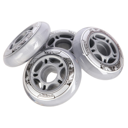 Transparente PU Skateboard Rollen, 70x24mm, 82A, 4er-Set