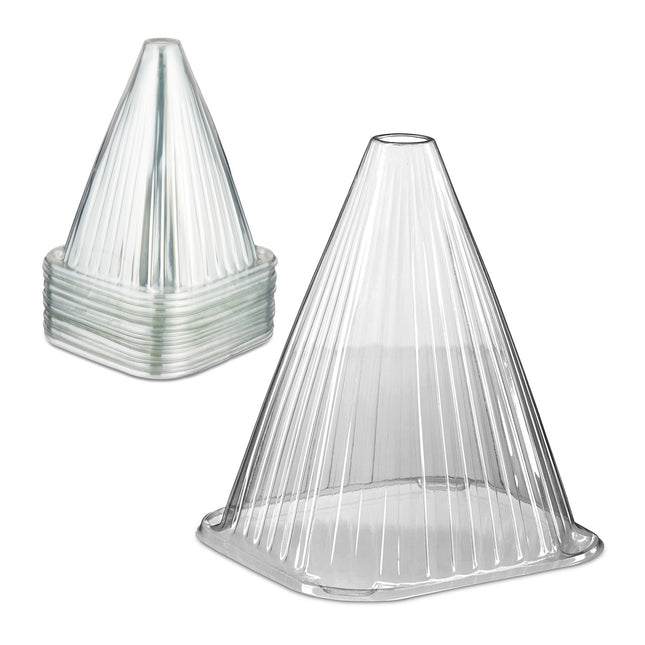 Transparente Pflanzen-Schutzkegel, 80er-Set