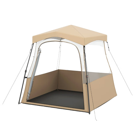 Transparentes Pop-Up-Campingzelt, allwettertauglich, 160x160x176 cm