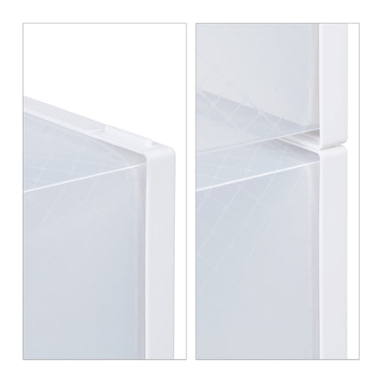 Transparente Schuhaufbewahrungsboxen, 12er-Set