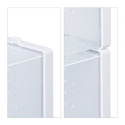 Transparent Shoe Storage Boxes, Set of 12