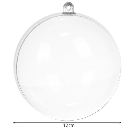 Transparente Kugeln 12 cm, 10er-Set Ruhhy 22279 