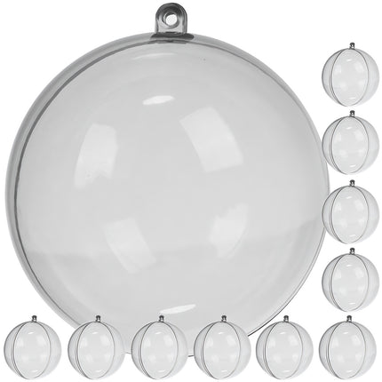 Transparente Kugeln 12 cm, 10er-Set Ruhhy 22279 