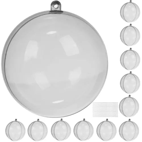 Transparente Kugeln - Set mit 12 Stück Ruhhy 20508