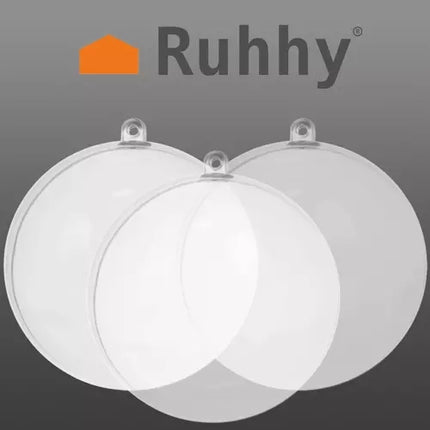 Transparente Kugeln - Set mit 12 Stück Ruhhy 20508