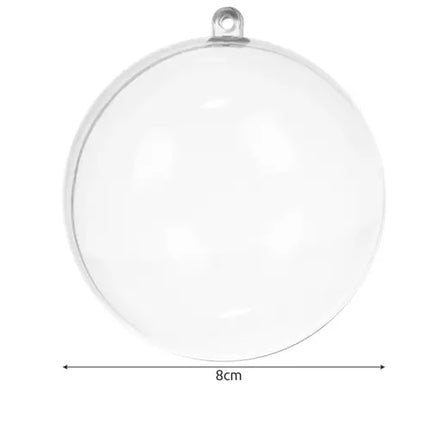 Transparente Kugeln - Set mit 12 Stück Ruhhy 20508