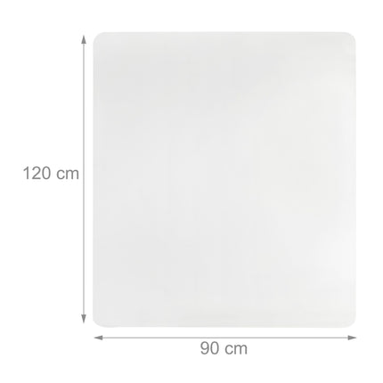 Transparente Bodenabdeckung für Bürostühle