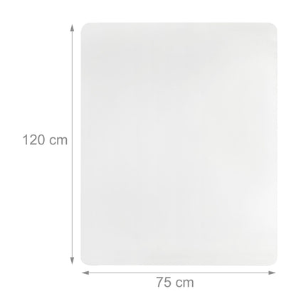 Transparente Bodenabdeckung für Bürostühle