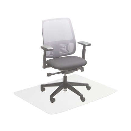 Transparente Bodenabdeckung für Bürostühle