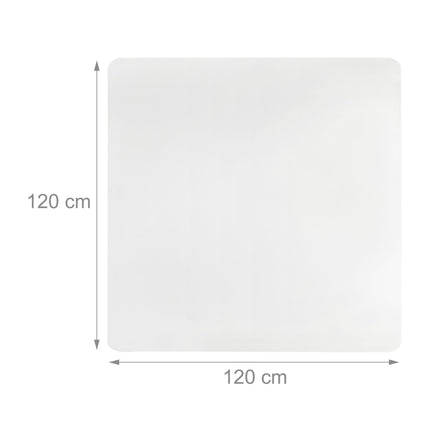 Transparente Bodenabdeckung für Bürostühle