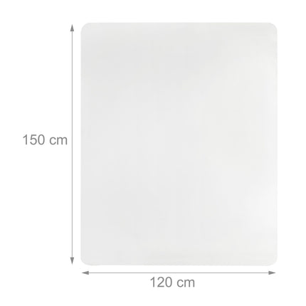 Transparente Bodenabdeckung für Bürostühle
