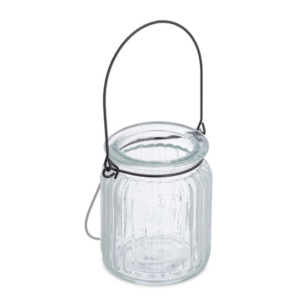 Transparente Laterne im 12er-Set