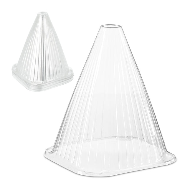 Transparenter Pflanzenhut 10er-Pack