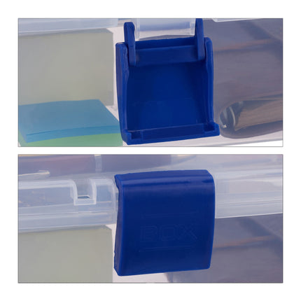 Transparent plastic box