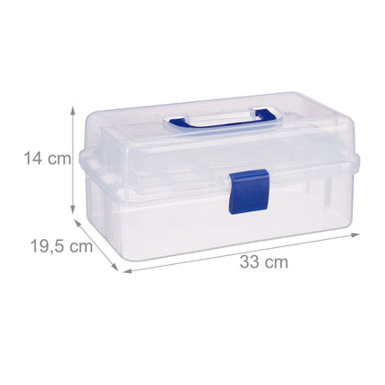 Transparent plastic box