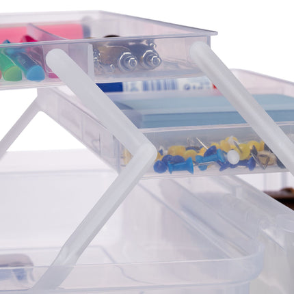 Transparent plastic box