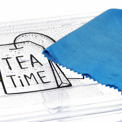 Transparent tea box with 6 compartments