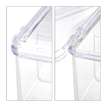 Transparente Teebox mit 6 Fächern