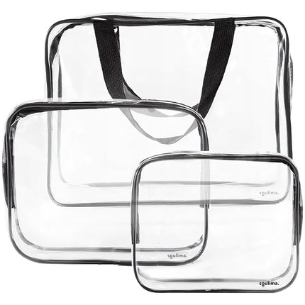 Transparenter Kulturbeutel 3in1 Soulima 21448 