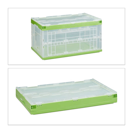 Průhledný přepravní box s víkem