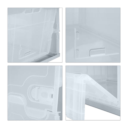 Transparente Transportbox mit Deckel