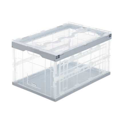 Transparente Transportbox mit Deckel