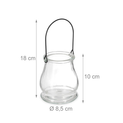 Transparent wind light set of 12
