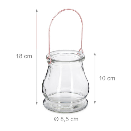 Transparent wind light set of 12