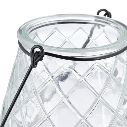 Transparentes Windlicht 12er Set