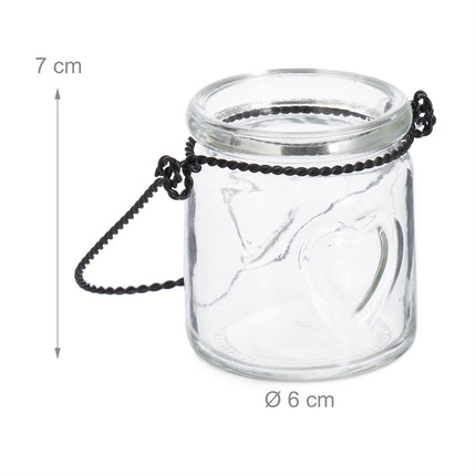 Transparent wind light set of 12