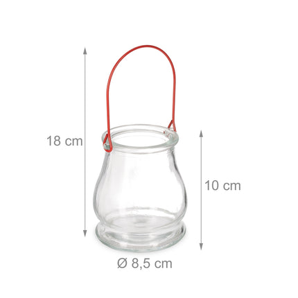 Transparent wind light set of 12