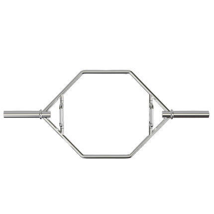 Trap Bar with Collapsible Handles, 800lb Capacity, Silver