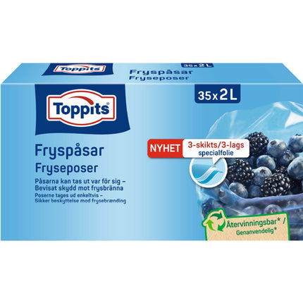 Trash Bags 2L, 35 Pack