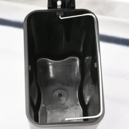 Mülleimer Treteimer 5L mit Deckel und Inneneimer, Grau