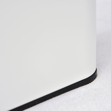 5L white metal pedal container with inner container for office