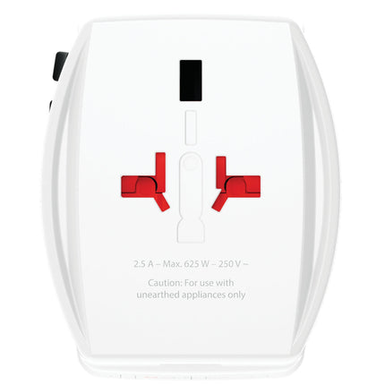 Reiseadapter USB-A+C PD 30W, Universal, ungeerdet