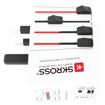 Reiseadapter USB-A+C PD 30W, Universal, ungeerdet
