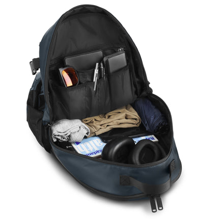 Travel Backpack, 20L PU Laptop Compartment, Blue