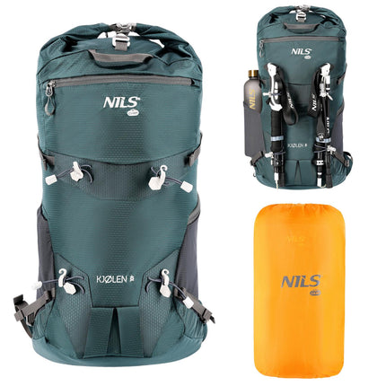 Travel Backpack, Green, 40L Capacity