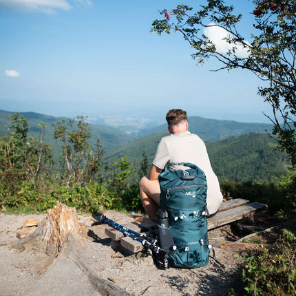 Travel Backpack, Green, 40L Capacity