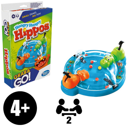 Travel Game Hungry Hungry Hippos Grab&Go