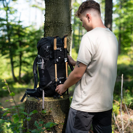 Travel Pack, Black, 40L, Lightweight, Durable
