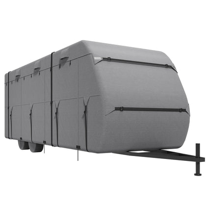 Travel Trailer RV Cover, 20-22 ft, 4-Layer Top, 4 Tire Covers