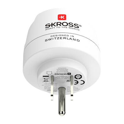Reiseadapter Europa nach USA usw. Geerdet