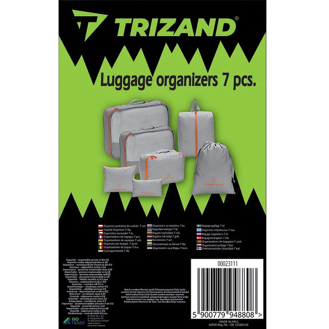 Reise-Organizer für Koffer - 7-teilig Trizand 23111 