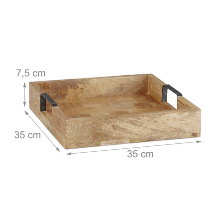 Tablett aus Mangoholz