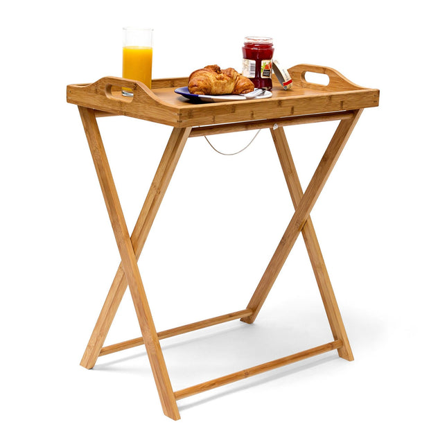 Traytafel bamboe 63,5 cm naturel
