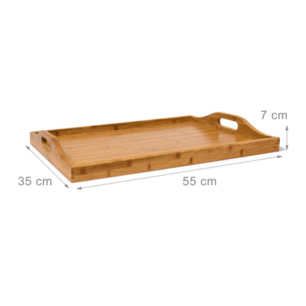 Tray table bamboo 63.5 cm natural