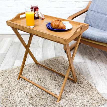 Tray table bamboo 63.5 cm natural