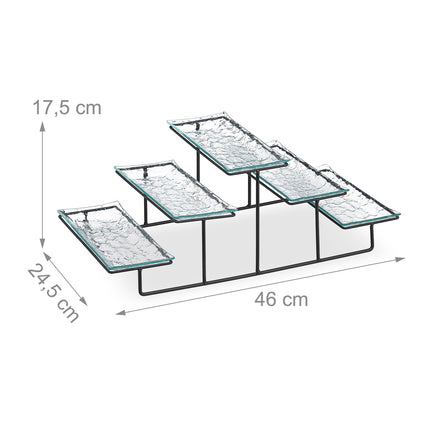 Plateau avec 5 plateaux